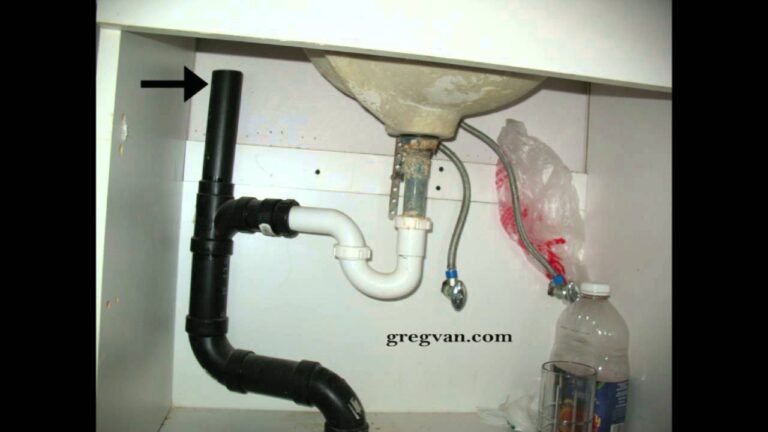 does kitchen sink need vent        <h3 class=