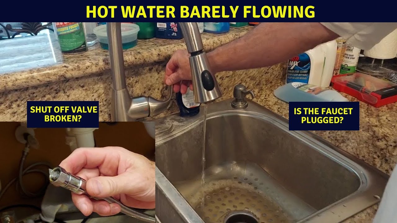 How to Fix Low Hot Water Pressure in Kitchen Sink