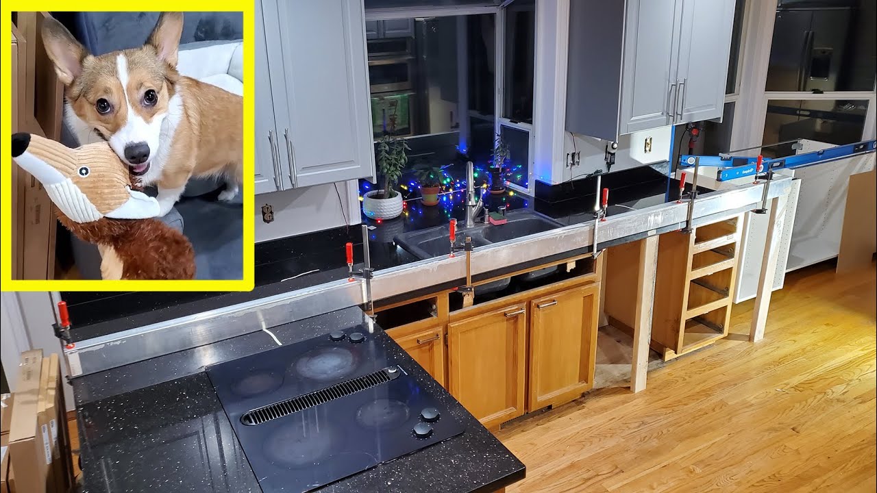 replace kitchen sink without removing countertop