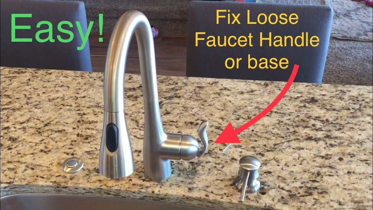 How to Tighten Moen Kitchen Faucet Handle