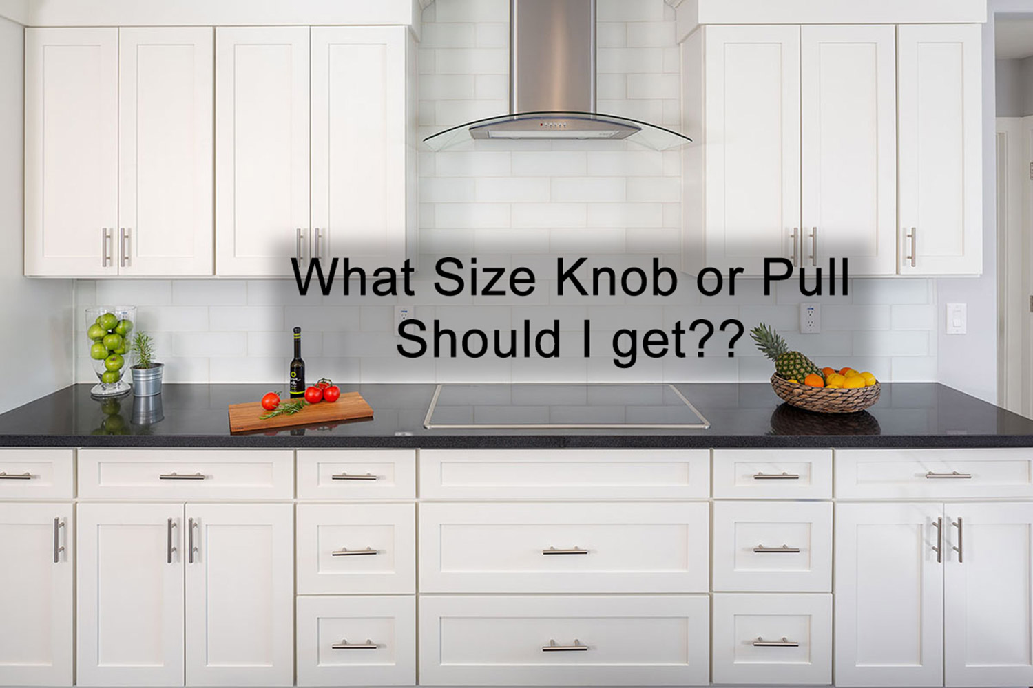 What Size Knobs for Kitchen Cabinets