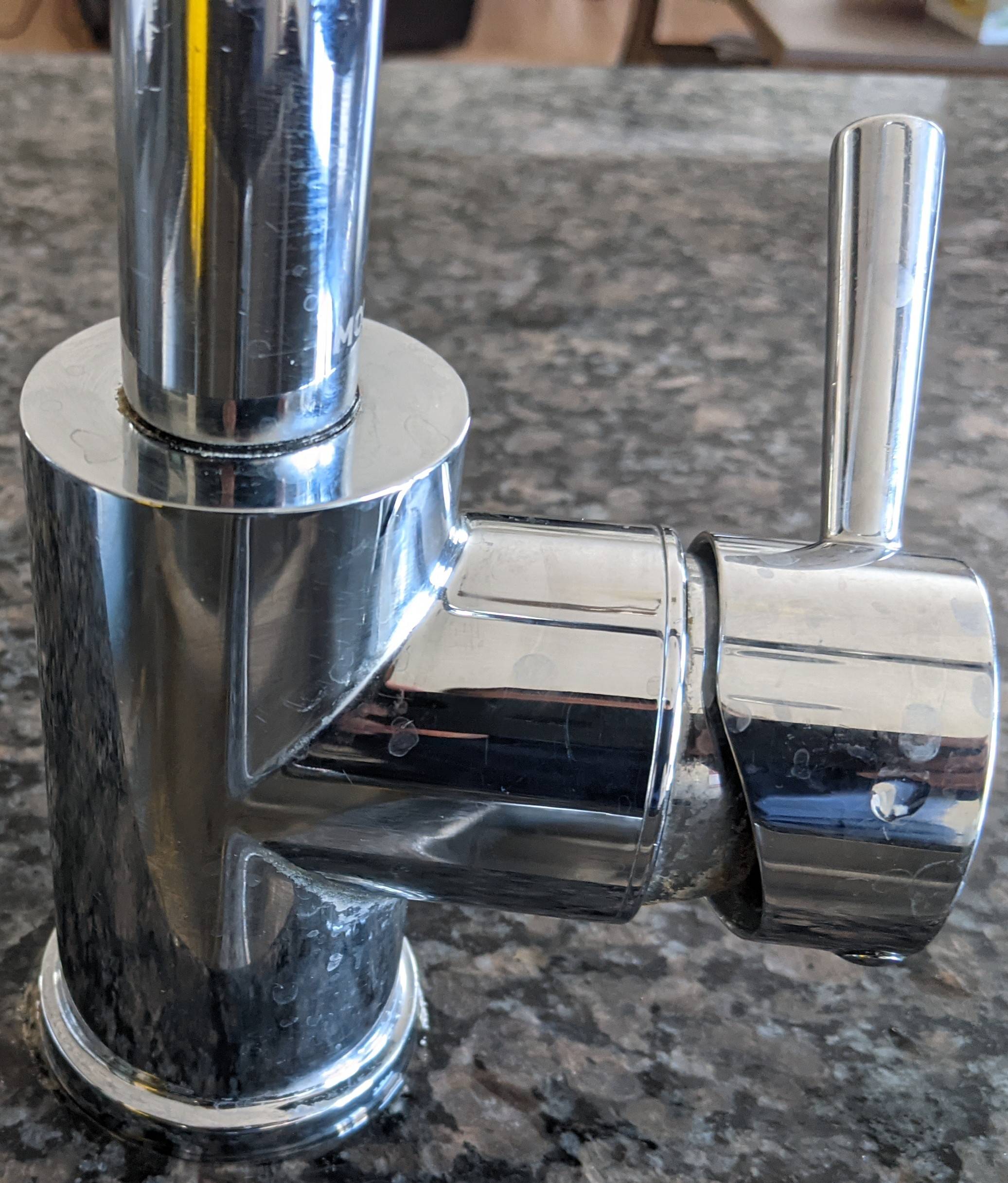 Where is the Model Number on a Moen Kitchen Faucet