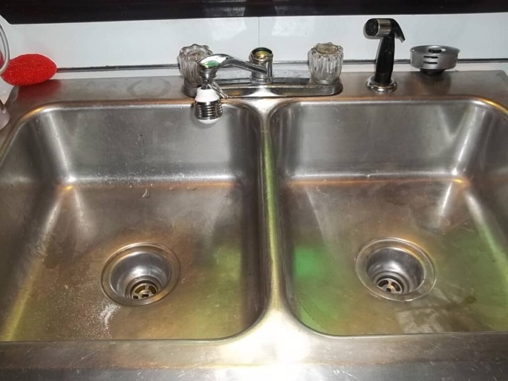 kitchen sink keeps backing up